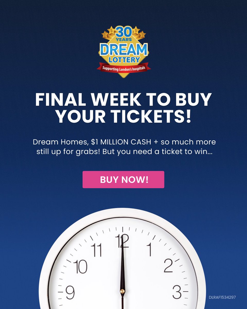 dreamit_winit's tweet photo. The final week to get your Dream Lottery tickets is here and the deadline is midnight on Thursday, June 4. One of 2 stunning Dream Homes or $1 Million CASH could be yours but only if you have a ticket! Don't wait until it's too late. https://t.co/gLUR9R5tZm! https://t.co/Pcoz1kmjB8