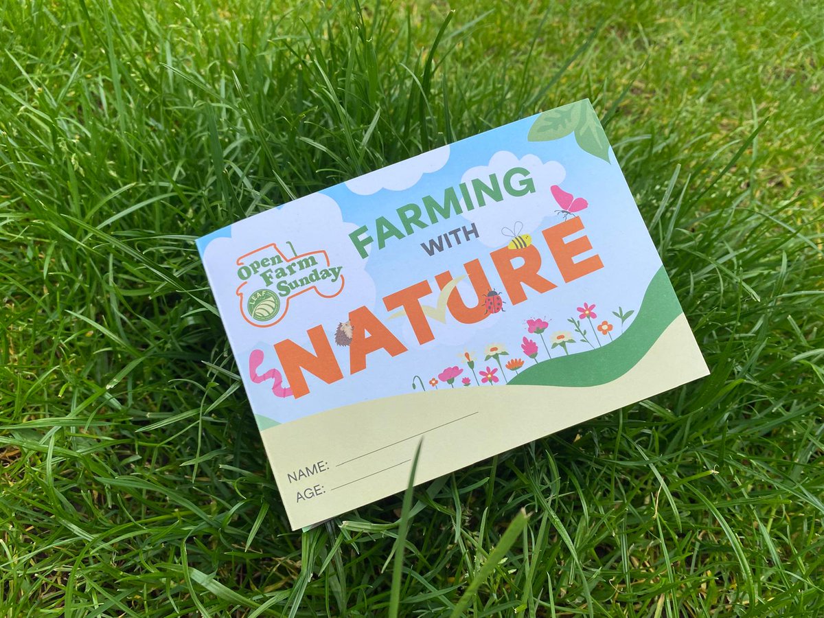 OpenFarmSunday's tweet photo. Make the most of #OpenFarmSunday! Try our Farming with Nature activity booklet - perfect for little ones exploring farm life.
✏️ Get creative
🔍 Explore animals &amp; habitats
🧠 Learn fun facts about farming

Proudly supported by @nfum NFU Mutual Charitable Trust
#FarmingWithNature https://t.co/XhNxTxoZCl
