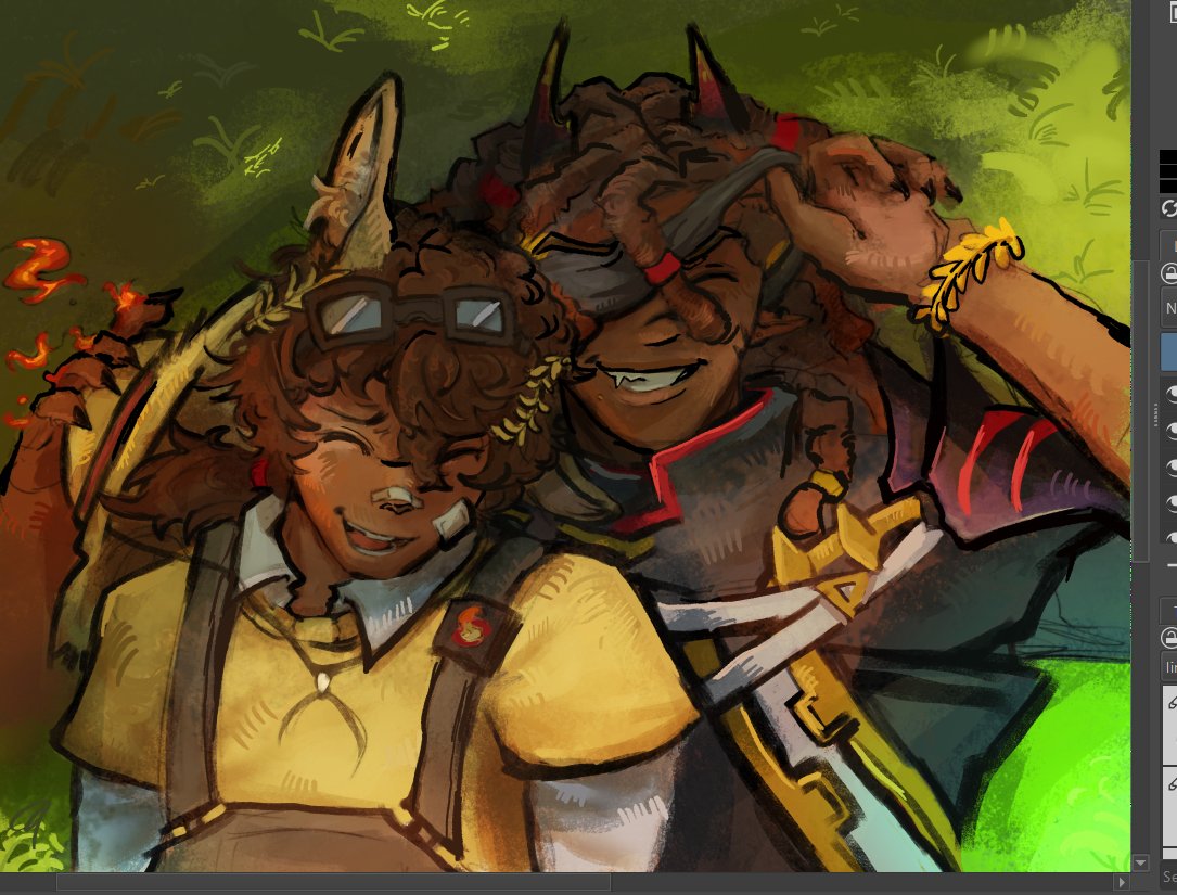 IAMThjnking's tweet photo. drew this in advance, im bracing myself #Flamefragsfanart #Lomedyfanart https://t.co/u0dLBpiVM3