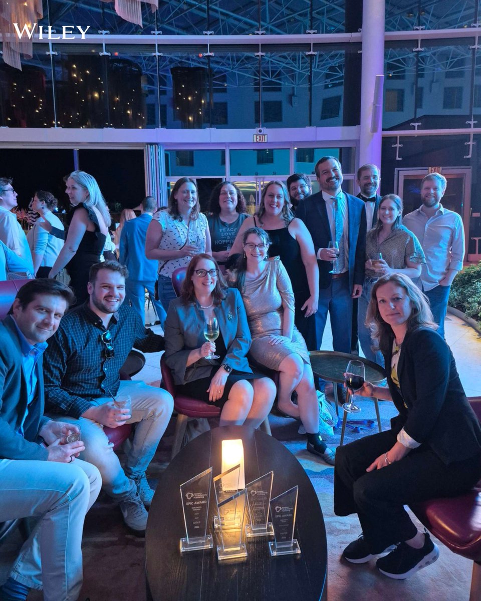WileyGlobal's tweet photo. We're proud to share that Wiley took home 5 EPIC Awards at last night's ceremony at SSP 2026! 🏆🎉

Taking home gold are:
🥇Chats: A video series tackling critical topics in scholarly publishing won in Video/Film

With these projects bringing home the silver:
🥈ExplanAItions 2025: The Evolution of AI in Research in Reports
🥈Research Exchange Submission Editor-Driven Referral in Submission System Feature
🥈John Wiley & Sons 2025 Rebrand in Branding
🥈Frankfurt Book Fair 2025 campaign in Social Presence

A huge congratulations to the teams behind these wins. This recognition reflects the creativity, rigor, and heart that goes into everything we build and publish.

And a special shoutout to Jude Perera, who co-hosted the evening with brilliance. You crushed it. 👏

The last day of SSP is here 👉 come find us at Booth 201 and at the AI Solutions Round Robin at 9 AM in Fern Pine before we wrap up a truly incredible week. #SSP2026