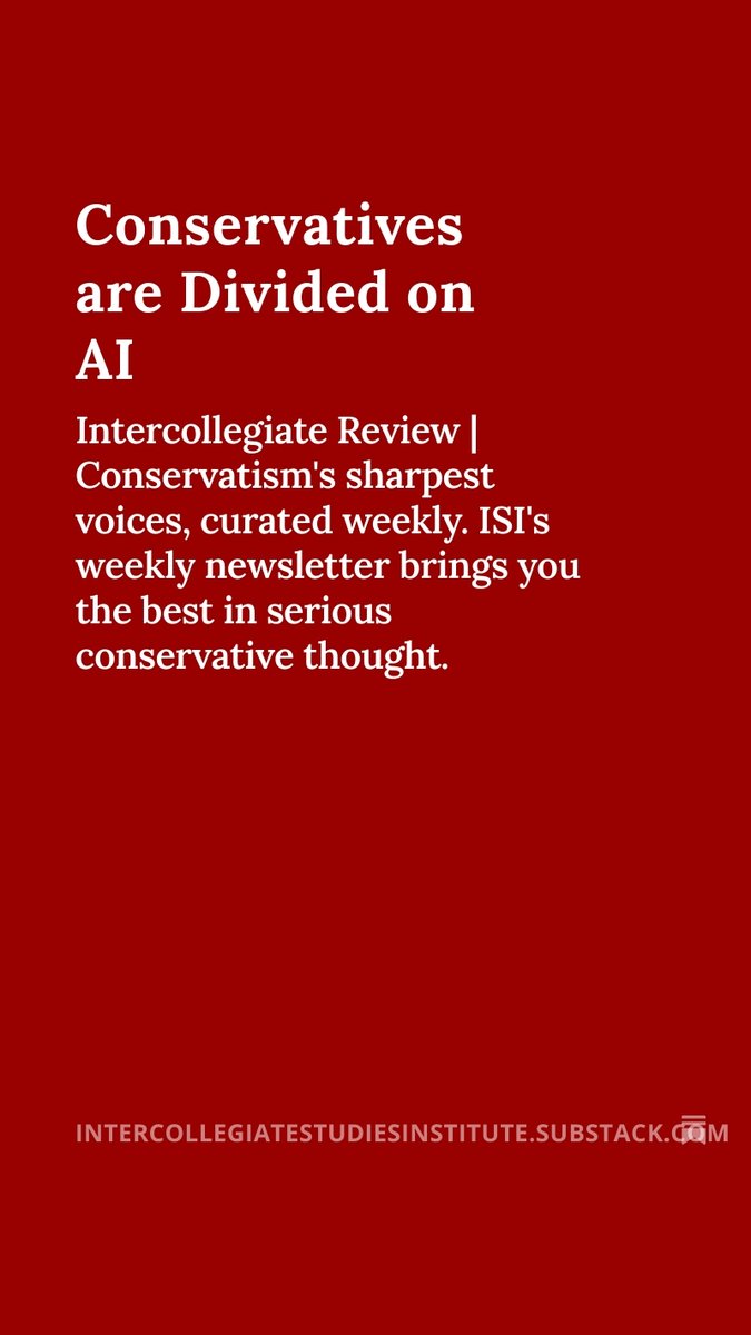 Intercollegiate Studies Institute tweet media