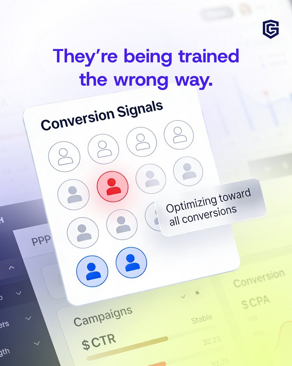 ClickGUARD's tweet photo. Tracking distortion doesn't break your campaigns.
It drifts them.
Slightly worse leads. Higher costs. Off targeting.
Your system learns from all of it  and optimizes toward more of the same. https://t.co/xMNuMhJHOO