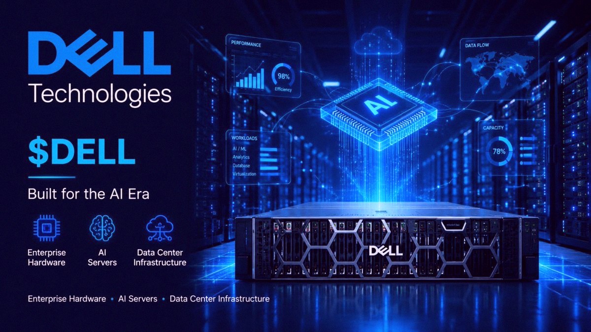 rustyhues's tweet photo. People are underestimating how big this actually is. 🚨
$DELL didn't just post strong numbers.
It proved AI infrastructure demand is going through the roof.
AI server revenue jumped 757% year-over-year.
That one stat says it all.
The AI boom isn't just about $NVDA anymore.
It's spreading into servers, storage, networking, data centers, and enterprise setups.
Dell is right in the middle of that wave.
They raised full-year guidance.
Q2 guidance came in better than expected.
Cash flow is solid.
AI server outlook got even higher.
The takeaway is obvious:
AI infrastructure spending isn't slowing down.
$DELL is now one of the best ways to see that demand in real numbers. 📊🚀