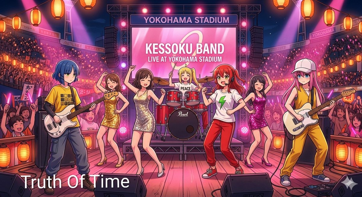 TUBE43713918's tweet photo. #TUBE L.A.S.2003 #OASIS③
本編後半は過去のシングル曲のみで構成。
#TruthOfTime は再度観たいですね。
アンコール1の衣装は2002年の色違いなのが特徴です(前回挙げた金色の奴はタンクトップではなくて襟とボタンとフード付きのベスト?でした)。
今よりも大分派手過ぎますね

※AI作成
※転載禁止 https://t.co/cXnwxFPlQi