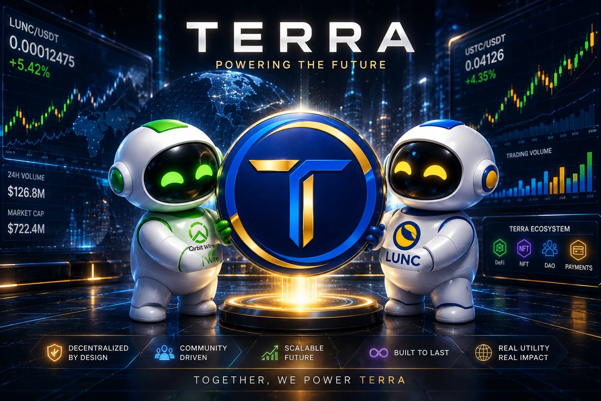 OrbitWire_io's tweet photo. 🚀 The $TERRA ecosystem is growing, and traders are starting to take notice.

Why trade $TERRA on https://t.co/QnfTKCD39T Trading Portal?

✅ Fast and seamless on-chain trading
✅ Direct access to $TERRA liquidity
✅ Decentralized and transparent execution
✅ Be early before wider market discovery
✅ Support a growing Terra Classic ecosystem utility token

The builders are building. The ecosystem is expanding. The opportunity is there.

🔥 Trade $TERRA today and position yourself ahead of the crowd.

📈 Trade here:  https://t.co/rCFJJhDwGD

#TERRA #LUNC #TerraClassic #OrbitWire #CryptoTrading #DeFi 🚀🌕