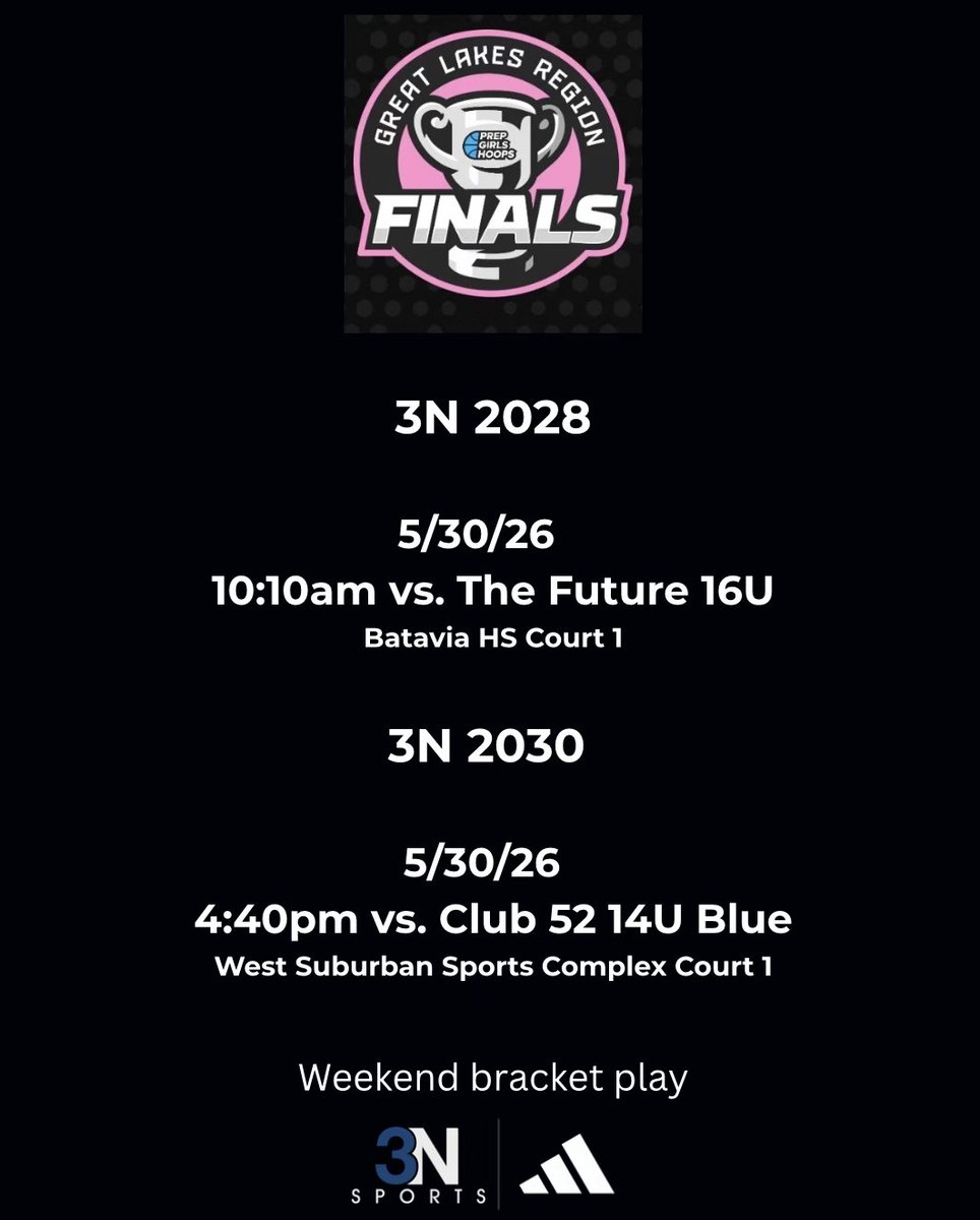 3nsports's tweet photo. 3N 2028s and 2030s head to Chicago for @PGHCircuit finals this weekend!! @CharleeNoles @AudreyCBennett2 @dillon_walker12 @zoeforman9 @shelbydamron_1 @KateWeatherwax @nataliegalaida https://t.co/mYOXOcvUuw