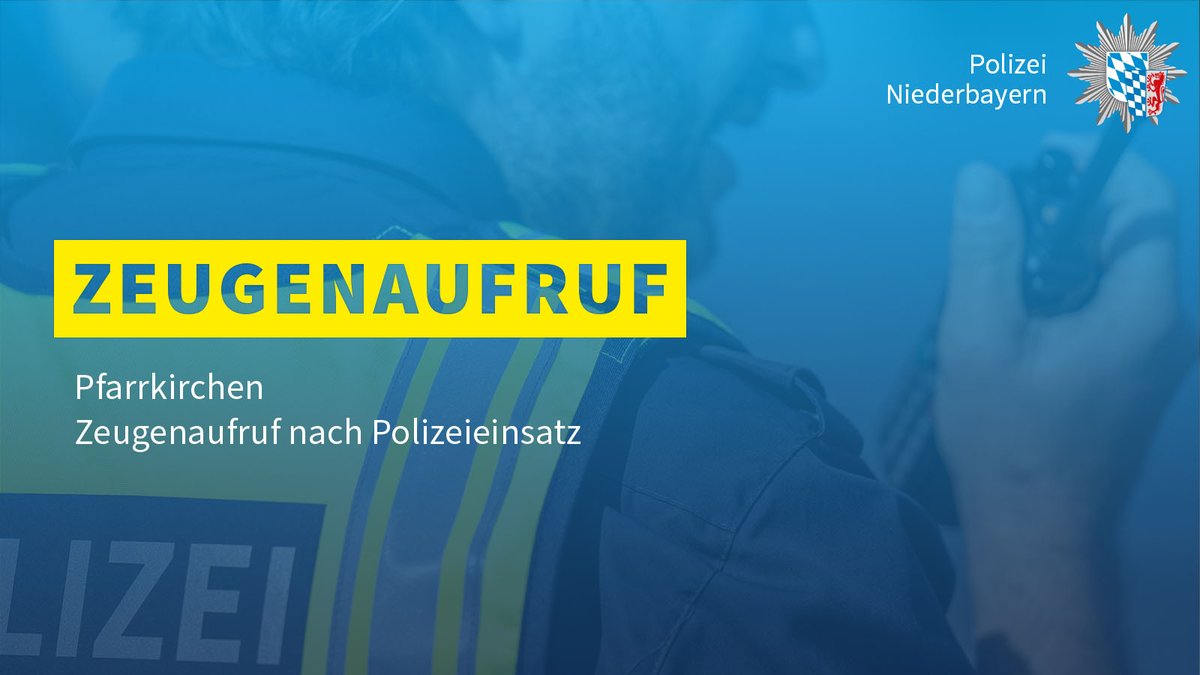 polizeiNB's tweet photo. #PolizeieinsatzPfarrkirchen
Die Fahndungsmaßnahmen der Polizei dauern noch an. 

Erste Ermittlungen ergaben Hinweise darauf, dass der Tatverdächtige bereits gg. 08:45 Uhr eine 34-Jährige bedroht haben soll.

Näheres im Zeugenaufruf:
https://t.co/R94zMxi9We

*Keine Hinweise auf X* https://t.co/Gh0jA9ltXq