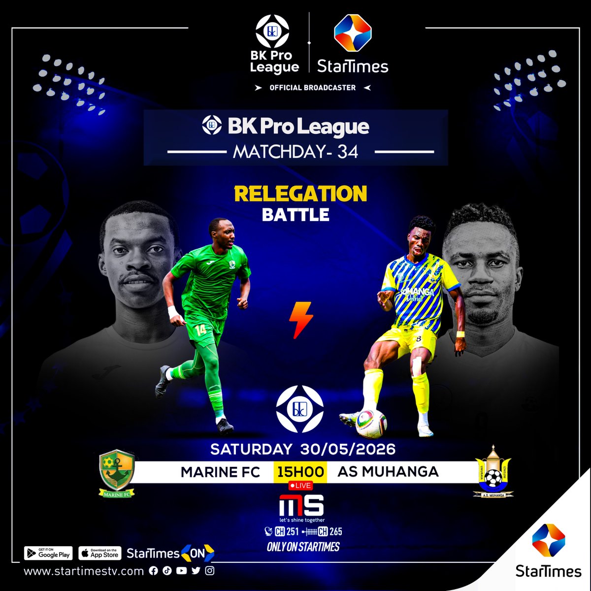 Startimes Rwanda Uyu munsi saa 15:00 kuri Magic Sports TV ntucikwe n'umukino uhuza ...
