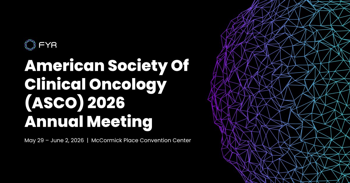 FYR_Bio's tweet photo. We’re at ASCO!

FYR Bio is meeting with teams across oncology drug development to discuss how Tumor SPARCs can support biomarker discovery, patient stratification, and longitudinal monitoring.

Email bd@fyr.bio to schedule time. https://t.co/DKrCDVbfvY