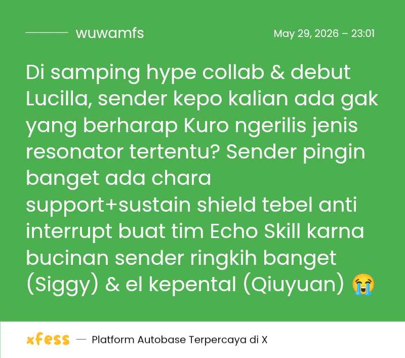 WUWAFESS | LAPAK GACHA ✨ tweet media