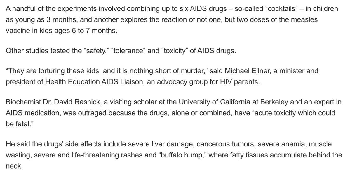 cordeliers's tweet photo. “They are torturing these kids, and it is nothing short of murder." Read the whole article, please, in order to understand the vicious crimes routinely committed by health researchers in the name of science. https://t.co/GGo92BRNgb https://t.co/cGcVeG7R2H