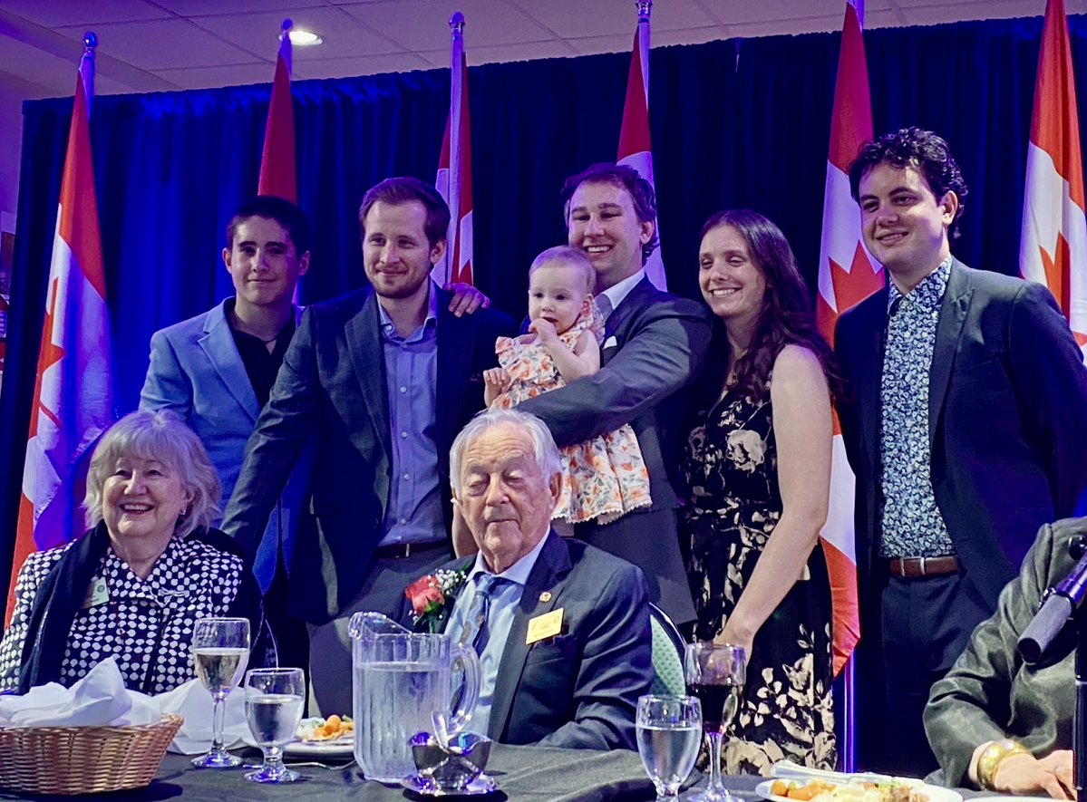 Redman4Region's tweet photo. Honoured to attend the Kitchener Lions Club Citizen of the Year Gala to celebrate Penny &amp; Manfred Conrad.
Their legacy - innovation, sustainability, and deep community impact - has helped shape Waterloo Region for the better. Congrats and thank you for helping our region thrive! https://t.co/qX61ltoq4N