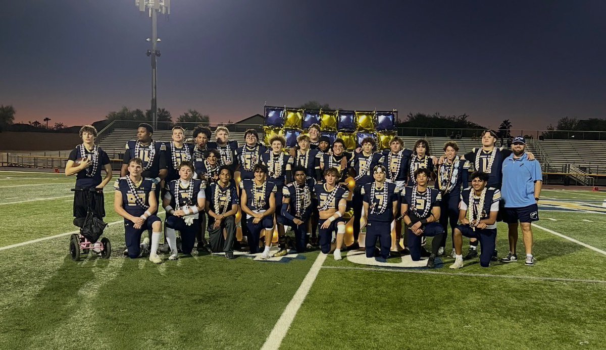 DVThunderFB's tweet photo. Cap and gowns last night! 

Proud of our 2026 senior class for the work they put in on and off the field. The brotherhood, memories, and lessons built here will last forever. 

The future is bright for these young men. 

#BOLT https://t.co/LMAexux6CQ