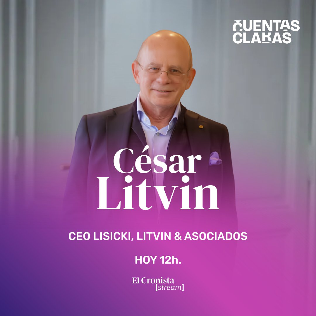 Cronistacom's tweet photo. ¡Arranca #CuentasClaras! Hoy vienen @CRLitvin y Fabián Calle.

Sumate al vivo con @vidusky, @CatadeElia y equipo: https://t.co/mLCzDlAljz https://t.co/r6ZxO89DN6