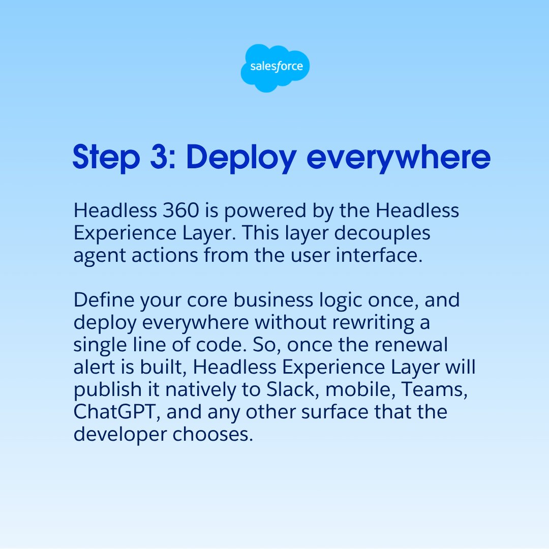 SalesforceforIT's tweet photo. Describe once, deploy everywhere. https://t.co/KlSqaAIzyD https://t.co/QG46oYeFd8