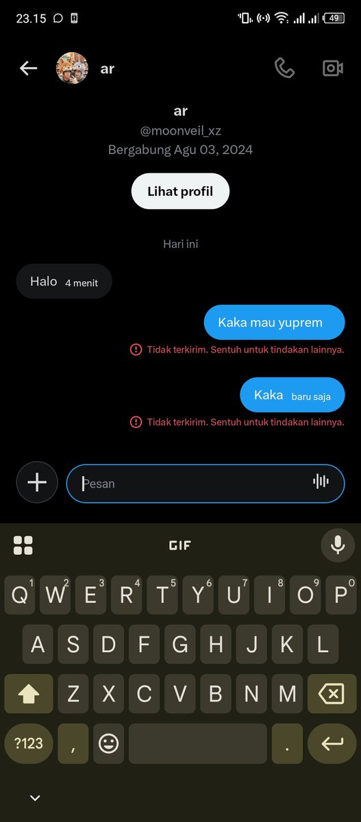 Tiwwwe's tweet photo. @moonveil_xz Ka plis:(
Bole DM wa? https://t.co/DzHKL3r3aI