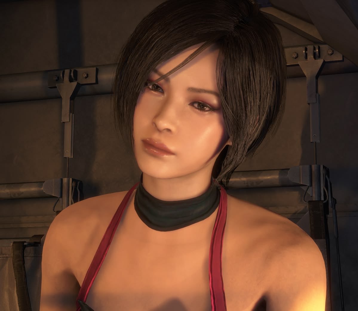 getosanz's tweet photo. Ada Re4 classic.                    Ada Re4 remake https://t.co/aPcdJhX9Ph