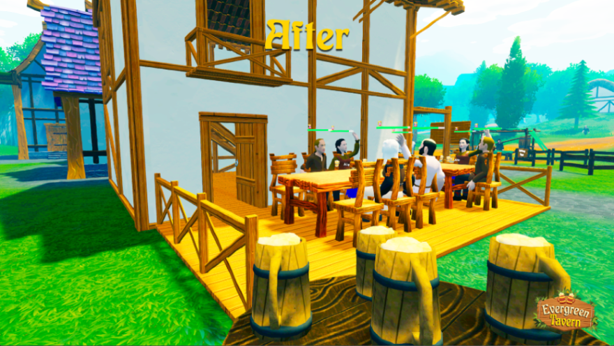 nullmoongames's tweet photo. Hey ho! 🍻 After the silence comes the storm - a visual one!
The Evergreen Tavern is changing 😉
More in our latest devlog, let these images be a little teaser of what is brewing!
Cheers🪵
➡️ https://t.co/vTUaFLkmmU
#indiegame #gaming #pcgames #cozygame https://t.co/CvAN6Gdeoc