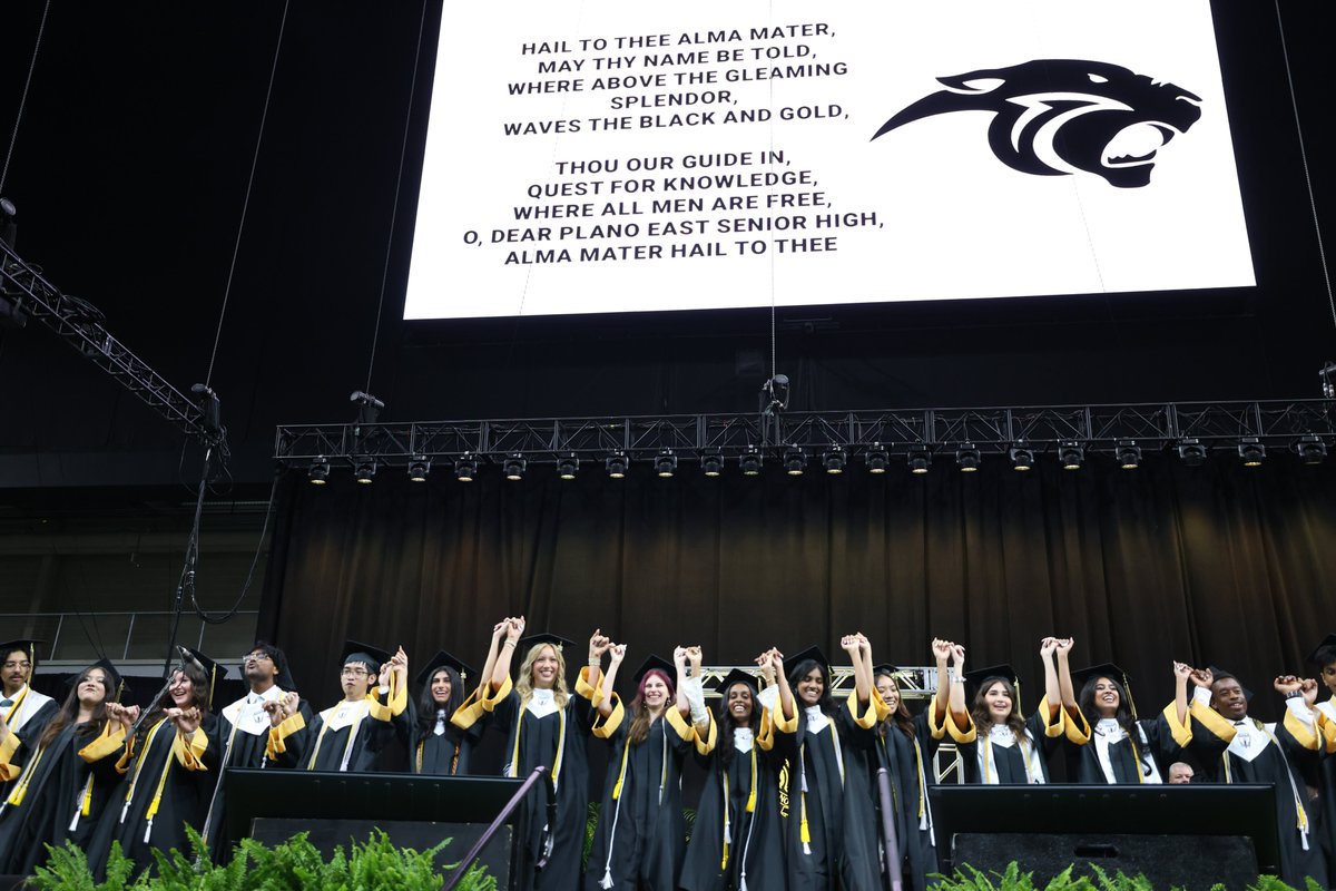 Plano_Schools's tweet photo. .@EastPanthers1 Class of 2026, you really did that!π
From your first day to graduation, nearly 1,300 graduates showed up, worked hard and stood on business! Continue the tradition of excellence. We can't wait to see what the future holds for you!ππ€
#TeamPlanoISD https://t.co/7T8F9X3SNi
