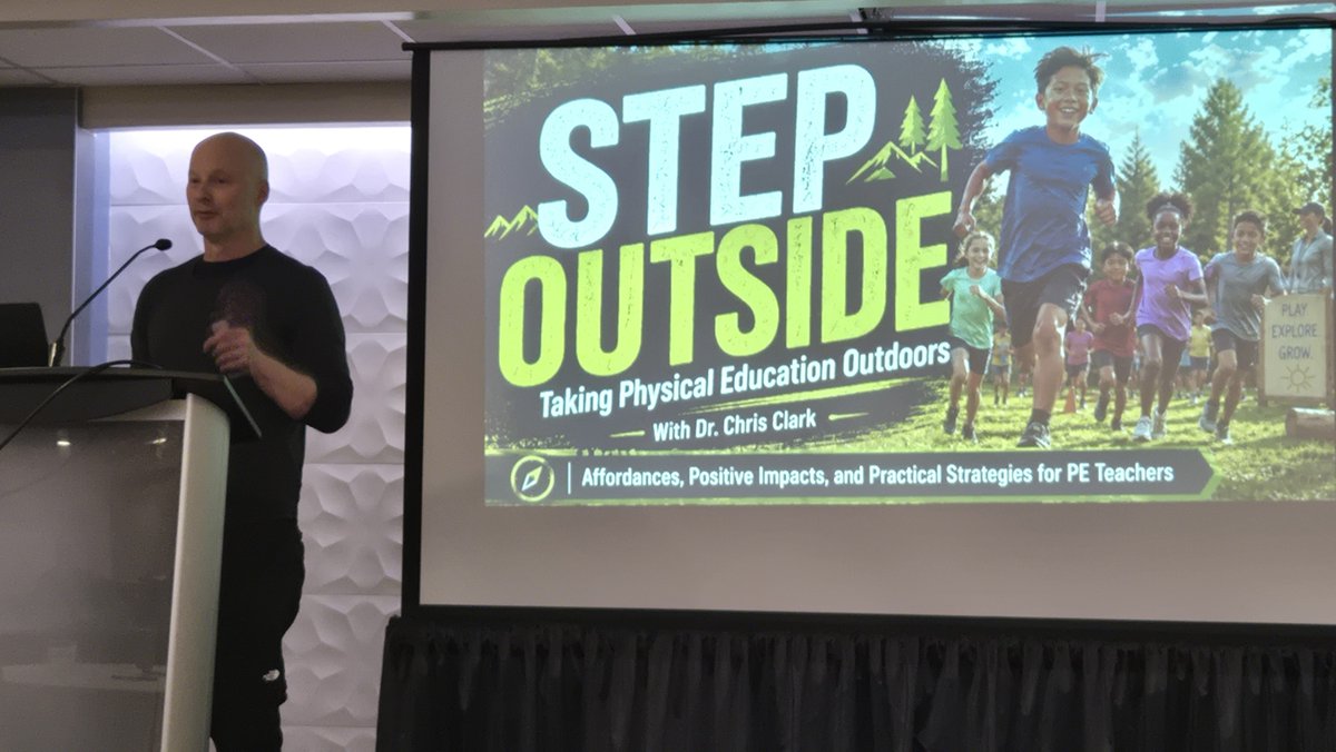 StoonPubSchools's tweet photo. Congratulations to Chris Clark of James L. Alexander School! He served as keynote speaker at the 2026 Provincial Physical & Health Education Conference in Regina earlier this month. We're proud to see SPS educators sharing their expertise and inspiring others across the province. Way to go, Mr. Clark! @phesaskatchewan