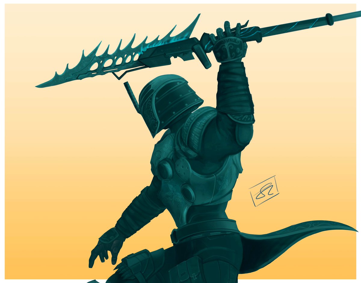 ChiefJukes's tweet photo. It pains me to think these could be some of the last Destiny pieces I'll ever make. Been a wild ride, and I hope it continues someday. I guess, potentially, one last time I'll use these tags #destiny2 #destiny2art #destiny2AOTW https://t.co/s7cDGq69X3