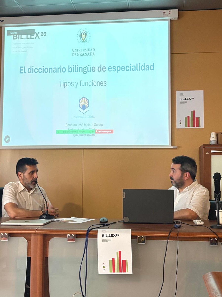lpnunez's tweet photo. Distintos momentos de las pasadas jornadas sobre la lexicografía bilingüe actual del español #BILLEX26
https://t.co/NKgoA6Z2Kn
@CanalUGR @AELex_twit @Euralex_news @ISHLL3 @ideal_granada @EP_Granada @granadahoy @elex_conference @RAEinforma @LexicographyHQ https://t.co/yEkwUObXdq