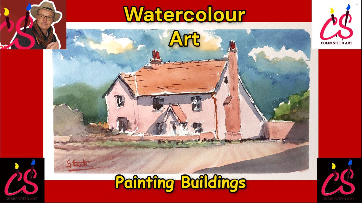 Colinsteedart1's tweet photo. This Fridays YouTube demonstration. 'Well House, Galleywood, Essex' in the UK. From 6pm UK time. 
https://t.co/mihZbeQgMR
Search: Colin-Steed-Artist on YouTube. 
@Colinsteedart1 #art #watercolor https://t.co/vLSnIuKRCl