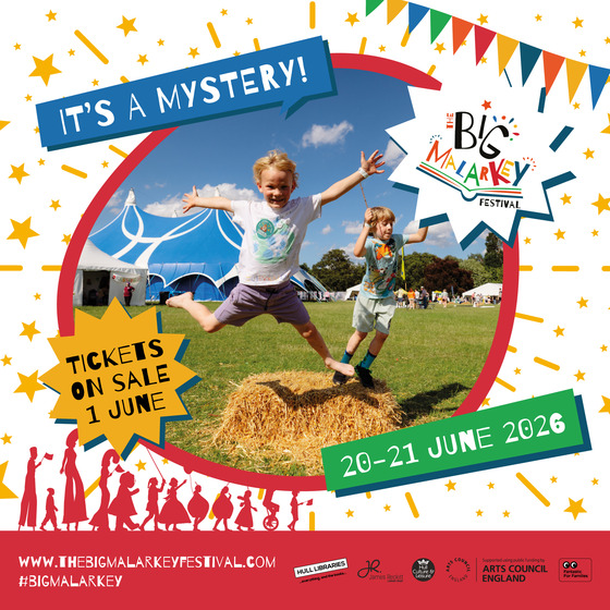 hull_libraries's tweet photo. The Big Malarkey Festival
Sat 20 + Sun 21 June / 10am - 5pm 
It's the 9th Big Malarkey Festival AND The National Year of Reading and we're getting very excited to welcome everybody to Malarkey Park
Tkts on sale Jun 1st
Programme here:
https://t.co/r87ujJUKEj https://t.co/6X6pyFd44M