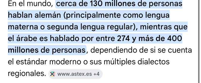 comptxell's tweet photo. @wesker244 @lopez365340 @RaulSolisUE bueno, el árabe es hablado por más del doble de personas https://t.co/lJ5pQEnjEB