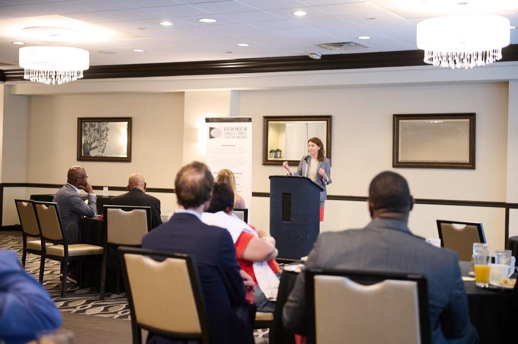 PGHController's tweet photo. Thanks to everyone at @AACWP  for having me last week at the annual PowerBreakfast. Great conversations about the work we’re doing to improve City finances, grow our population and economy, and support Black-owned businesses and work training programs. https://t.co/CWmzYzON7i