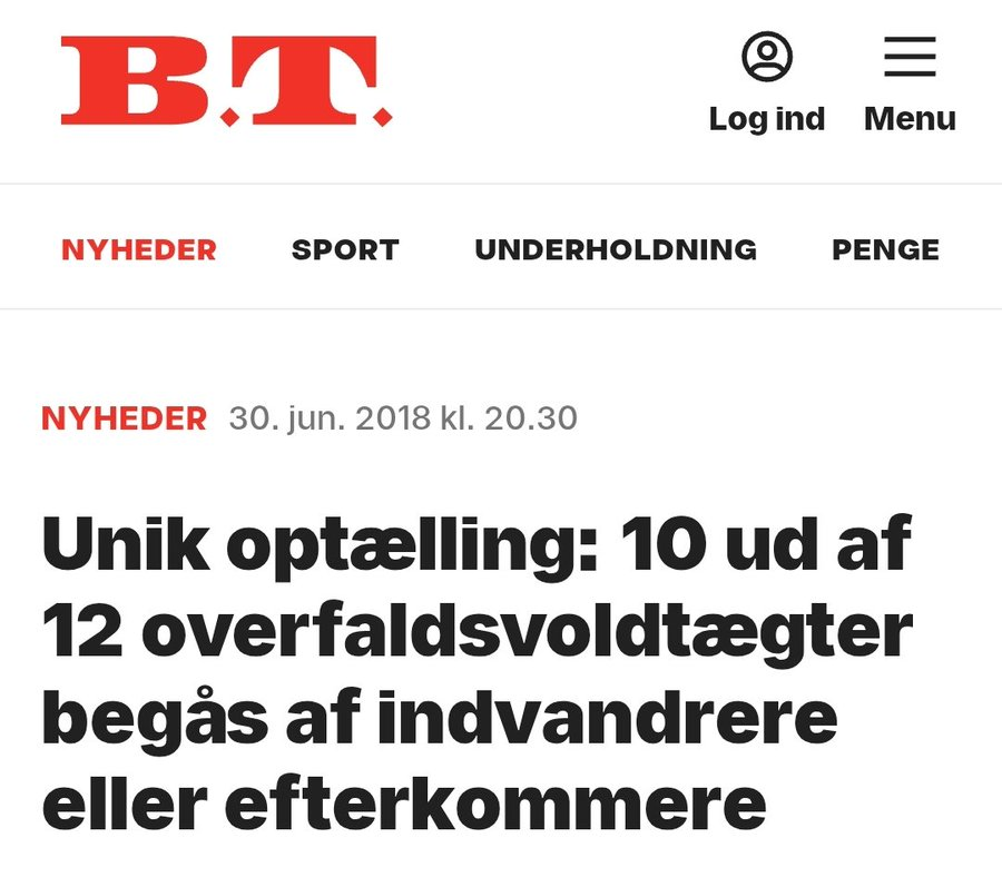 PeterRa58783464's tweet photo. Kan vi ikke snart få et forbud mod racistisk statistik? Det er jo alle statistikker efterhånden, og sådan har det været i flere år. 
#dkpol https://t.co/QVQIrhjjaV
