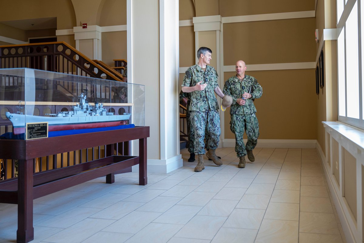 NavyRTC's tweet photo. Adm. James Kilby, Vice Chief of Naval Operations, visited Recruit Training Command May 27-28, 2026. Adm. Kilby spoke with staff and Sailors during his visit. https://t.co/tJ3DwqzlZj