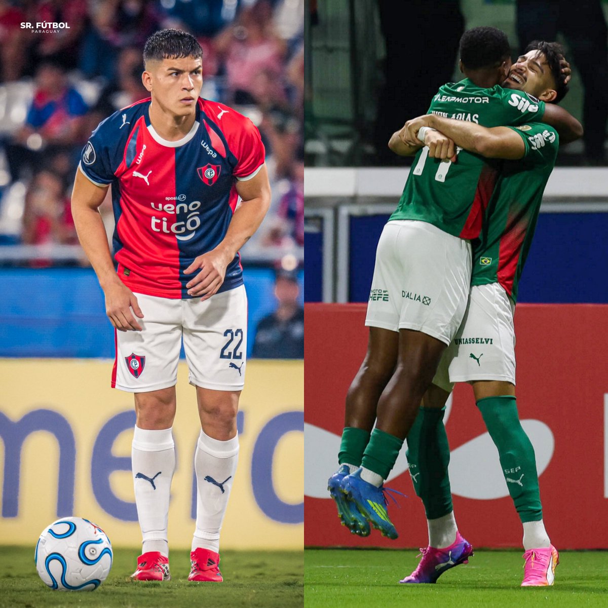 SrFutbolPy's tweet photo. Señoras y señores. Volvió a pasar. CERRO PORTEÑO ANTE PALMEIRAS en los Octavos de Final de la CONMEBOL Libertadores 2026. 🔥🇵🇾 https://t.co/sbru4Tbq39