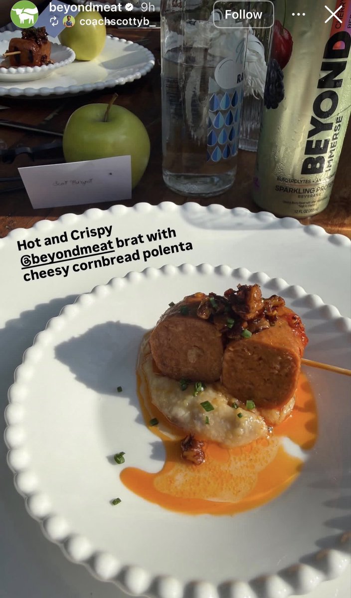 BullMarketiy9p's tweet photo. $BYND  🍽️🌱

Yesterday, Beyond Meat hosted its Beyond Supper Club experience in Austin, Texas — a clear reminder that the company has evolved far beyond the traditional “veggie burger” story.

Featured at the event:
✅ Beyond Steak Filet
✅ Beyond Beef
✅ Beyond Sausage
✅ Chef-crafted specialty dishes
✅ Beyond Immerse functional beverage

While the market stays focused on short-term price action,
$BYND is focused on something bigger:

• Expanding its product ecosystem
• Increasing consumer awareness
• Creating premium food experiences
• Driving adoption of next-generation plant-based protein

This isn’t a company standing still.
It’s a company executing, expanding, and positioning for the next growth cycle.

The shift is happening.