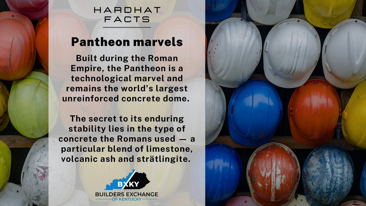 bx_Kentucky's tweet photo. The Pantheon's original builder was Marcus Vipsanius Agrippa, a Roman general, architect and son-in-law of Emperor Augustus (63 BCE-14 CE).
.
#themoreyouknow #constructionfacts #hardhatfacts #FunFacts #BXKY #construction #letsbuild https://t.co/xyrRDBOnv7