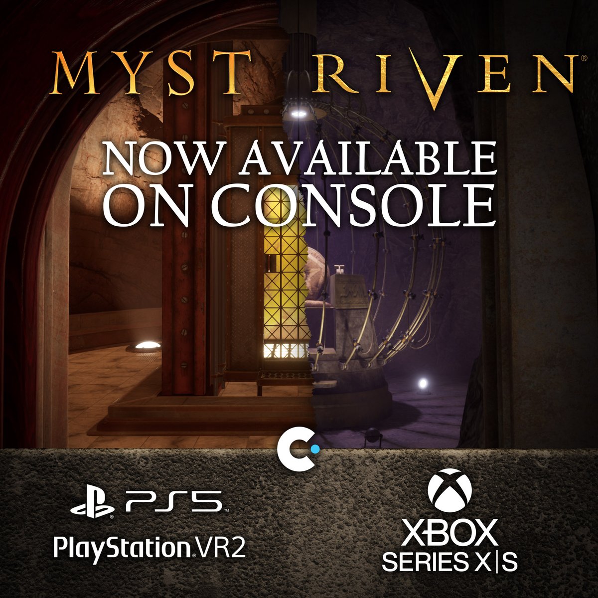cyanworlds's tweet photo. Step right up...

Myst &amp; Riven are NOW AVAILABLE on PS5, PS VR2, and Xbox Series X|S!

https://t.co/zR0hgmKAXB https://t.co/EwIuPhIly0