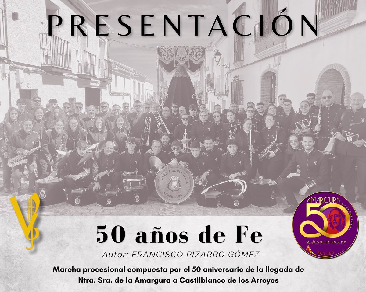 bmelvalle's tweet photo. El próximo 𝗗𝗢𝗠𝗜𝗡𝗚𝗢 𝟯𝟭 𝗗𝗘 𝗠𝗔𝗬𝗢 a las 𝟭𝟮:𝟬𝟬𝗵. tendrá lugar en el 𝗧𝗘𝗔𝗧𝗥𝗢 𝗠𝗨𝗡𝗜𝗖𝗜𝗣𝗔𝗟 𝗠𝗜𝗚𝗨𝗘𝗟 𝗙𝗜𝗦𝗔𝗖 de Castilblanco de los Arroyos el 𝐞𝐬𝐭𝐫𝐞𝐧𝐨 𝐚𝐛𝐬𝐨𝐥𝐮𝐭𝐨 de la marcha “50 años de Fe” de Francisco Pizarro Gómez https://t.co/Qgv8bAuy1Z