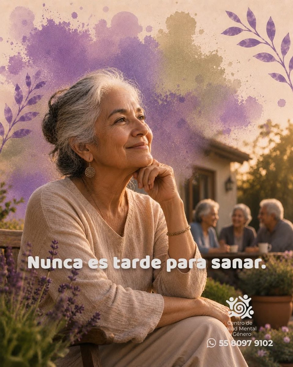 terapiaygenero's tweet photo. A los 60, 70, 80 años o más, aún es posible encontrar paz, cerrar heridas y vivir con mayor bienestar.

El acompañamiento emocional puede fortalecer la salud mental, reducir el aislamiento y dar más sentido a esta etapa de vida.

📱 55 8097 9102

¿Qué te gustaría sanar hoy? https://t.co/SZfZZEh0OS