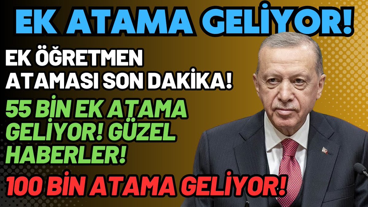 Blues__0's tweet photo. .
📣Millî Eğitim Bakanlığı toplaniyor.

🇹🇷Recep Tayyip Erdoğan’ın
 “Bu işi çözün!” dediği konuşuluyor.

🇹🇷Devlet Bahçeli’nin ve farklı siyasi liderlerin açıklamaları da ek atama beklentisini güçlendiriyor

✅25 bin ek öğretmen ataması İvedikle yapılmalıdır

#EğitimeEk25BinSonKPSS https://t.co/07NBnSt8TB