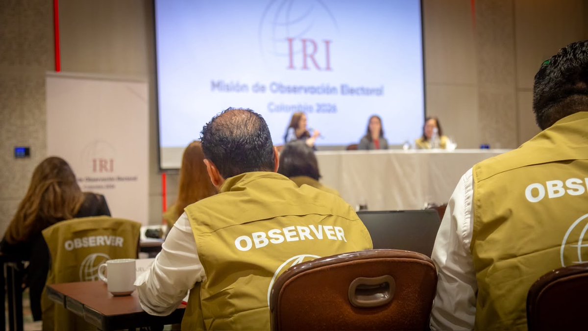 IRIglobal's tweet photo. (1/2) Our 27-peson delegation to observe Colombia’s presidential vote represents 10 countries &amp; will be deployed in 7 cities across Colombia &amp; four abroad. They will assess the pre-election &amp; Election Day environment, including security conditions &amp; civic participation. 🇨🇴🗳️ https://t.co/BSa0Sl8hh0