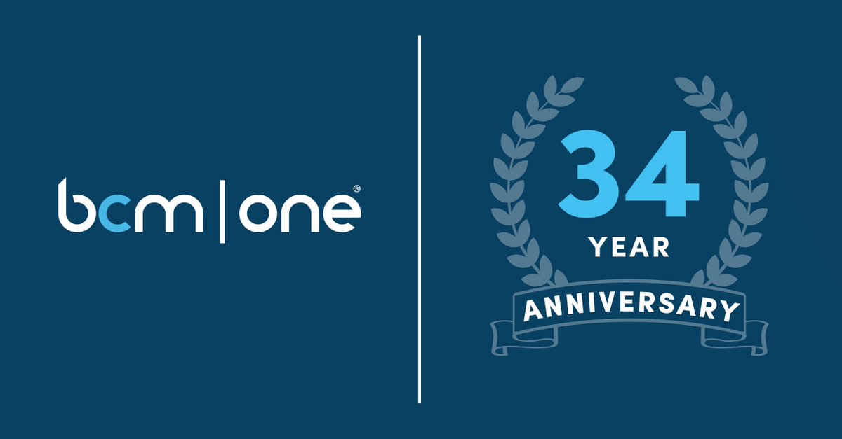 bcm_one's tweet photo. Celebrating 34 years of connection and innovation. Thank you to our employees, partners, and customers for being part of our journey. https://t.co/WVN0zhit1T
