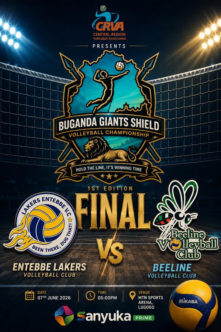 SsaliAsiral's tweet photo. 🏆 THE FINAL IS HERE.
The Buganda Giant Shield Final is coming  and it's going to be MASSIVE.

📅 7th July 2026
📍 Lugogo MTN Arena, Kampala
Courtesy of CRVA💥
This is the moment we've been waiting for.

🛡️ Who takes the Giant Shield?
#BugandaGiantShield #CRVA https://t.co/1DuHfdhXzN
