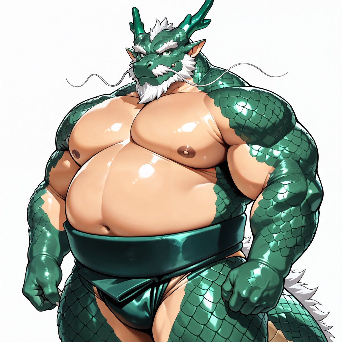 allwrestle7698's tweet photo. I’m switching from SDXL to Anima! 

#furrywrestler #sumo #ケモレスラー #竜人 #相撲 https://t.co/EvA0081aH5