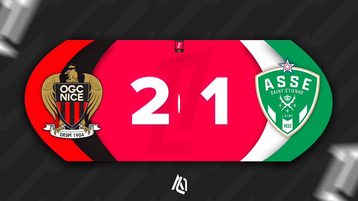 ActuL1_'s tweet photo. ⚽ BUUUUUUUUT DE BOUDACHEEEE !!! PAS LE TEMPS DE SOUFFLER !!! NICE REPASSE DEVANT !!! 🤯🤯🤯❤️🖤

OGC NICE 🔴  2-1  🟢 ASSE https://t.co/HIis5wA0AM