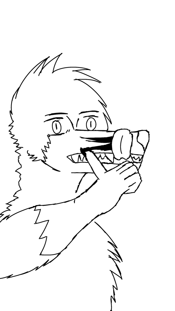 AnArtistWannab's tweet photo. WIP creepy creature #art #drawing #furry #oc #creepy #horror #wip https://t.co/O553F4Mtl3