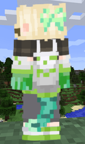 Gozarudono2's tweet photo. I turned @0rcazone's pollen into a minecraft skin... I was feeling nostalgic and missed the baby💔 https://t.co/DEUux0UJpQ