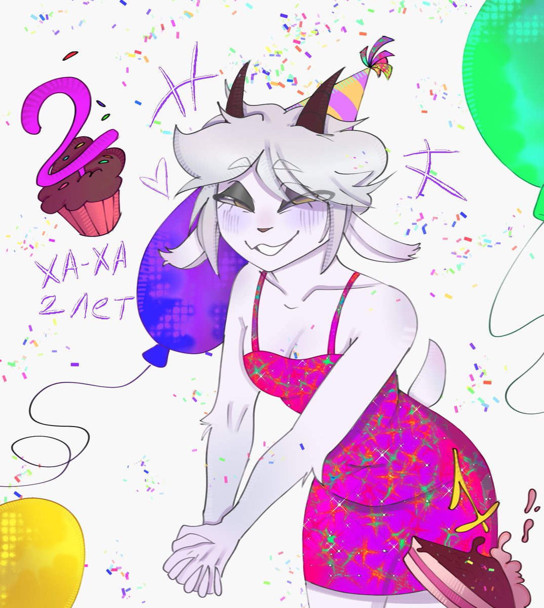 BASURACHKA's tweet photo. OH MY GOD, HAPPY BIRTHDAY.. TO ME! I'm 21 years old!!
#OC #BD #Birthday https://t.co/MA0gEhfdcA