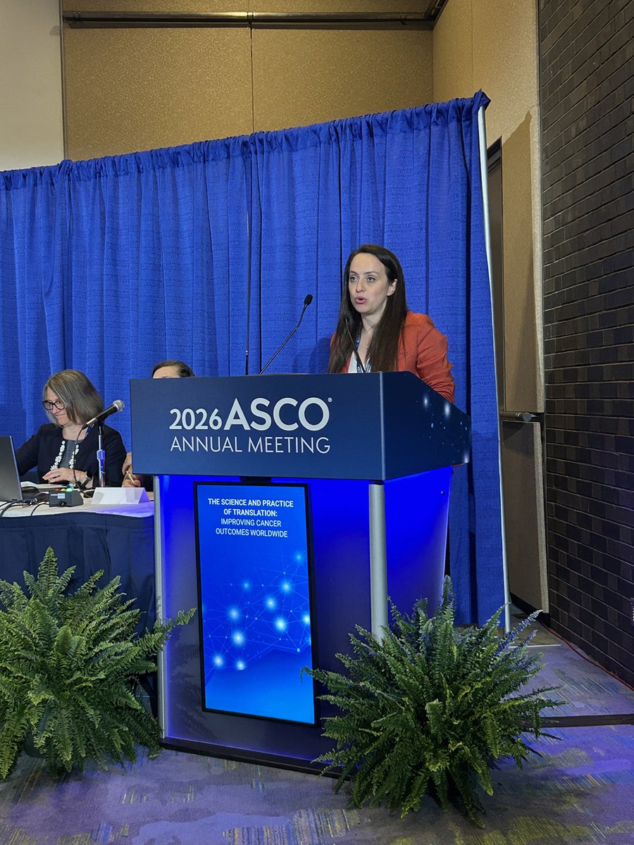 UTMDAnderson's tweet photo. Presented at #ASCO26, Dr. Nazli Dizman’s research examined the role of international medical graduates in delivering cancer care across the U.S.

The findings show IMG oncologists are more likely to practice in rural and underserved communities, helping expand access to oncology care for patients nationwide. @NazliDizman @ASCO #EndCancer