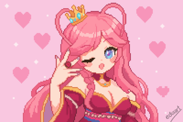 eduxyart's tweet photo. regalo de cumpleaños para @KissianaEbi ❤️ espero que te guste!

una disculpa por subirlo tan tarde hasta ahora tuve tiempo ;p

#ilustration #art #digital #comission #Vtuber #emotes #pixelart #artist #pixelartist https://t.co/I831w3QW5U