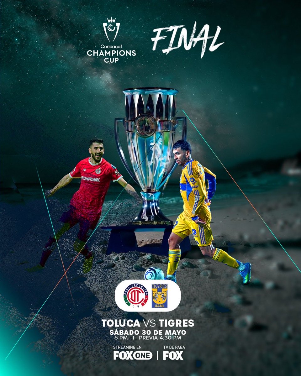 JTorresNilo's tweet photo. 🗓️SÁBADO 30 MAYO.
🕕18:00 HORAS.
🏆CONCACAF CC
👹Toluca vs 🐯Tigres

🎥Este partido y todo el contenido de FOX  ya los puedes ver en TV de Paga o si prefieres verlos en streaming por FOX One. Tú eliges! no te lo pierdas!!

Fox One / Fox Lineal https://t.co/pq4DHbZ61k